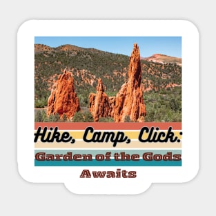 Garden of the gods, Illinois Sticker